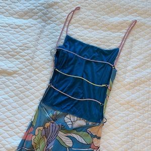 Skylar + Madison Floral Strappy Back Maxi Dress